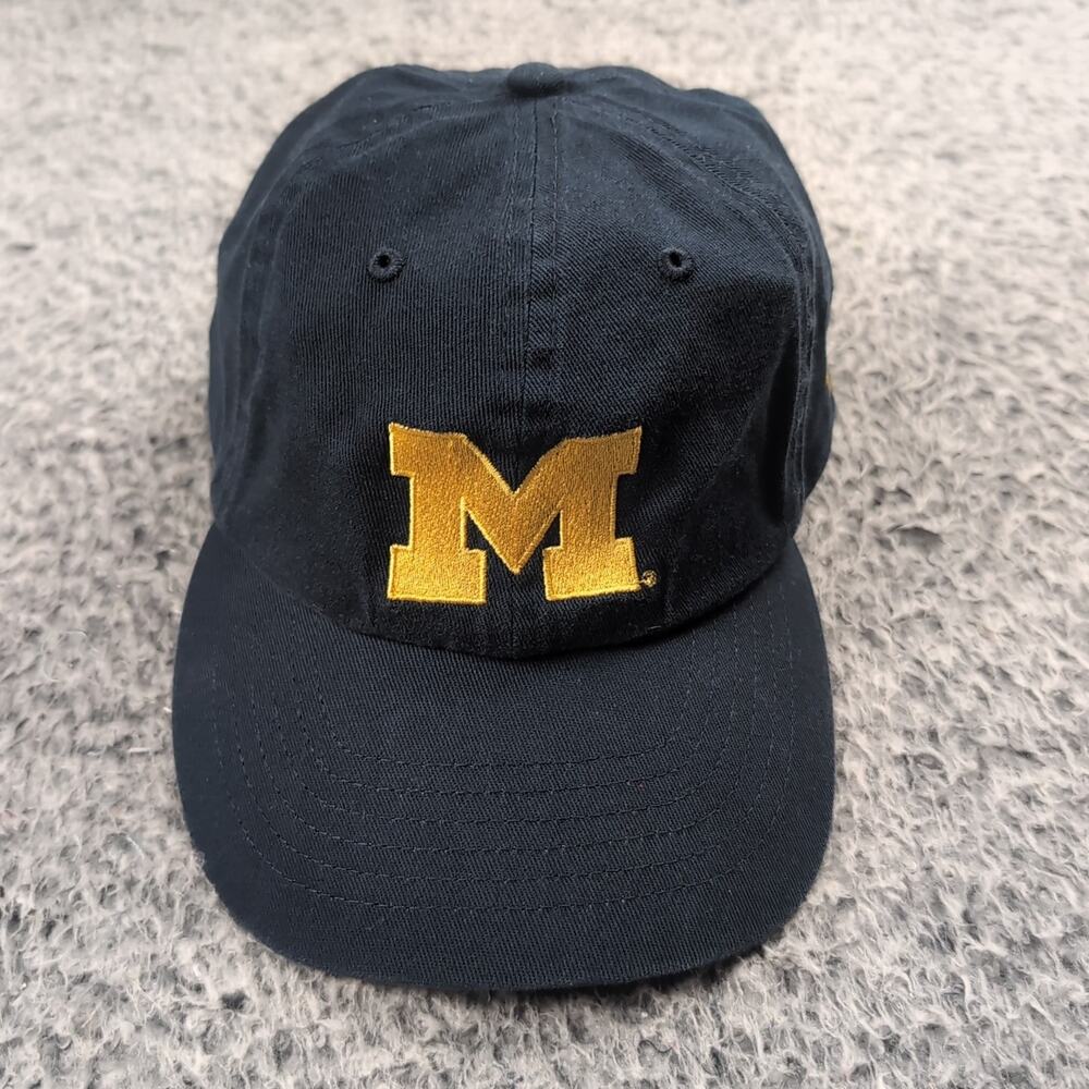 Michigan Wolverines Hat Adult One Size Strap Back Adjustable Embroidered Dad
